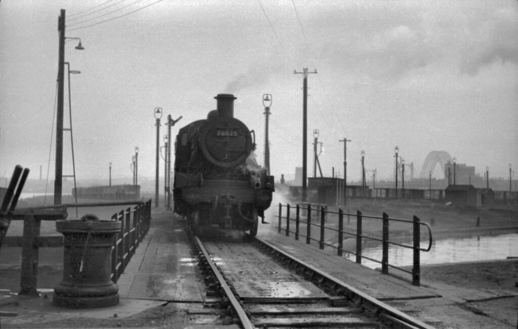 Widnes Railway Bridge across Spike Island