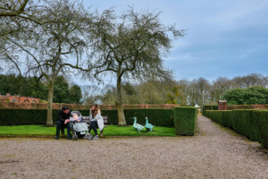 Norton Prioery Family in Walled Garden